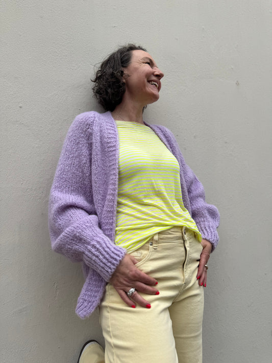 By Rosa - offene Strickjacke