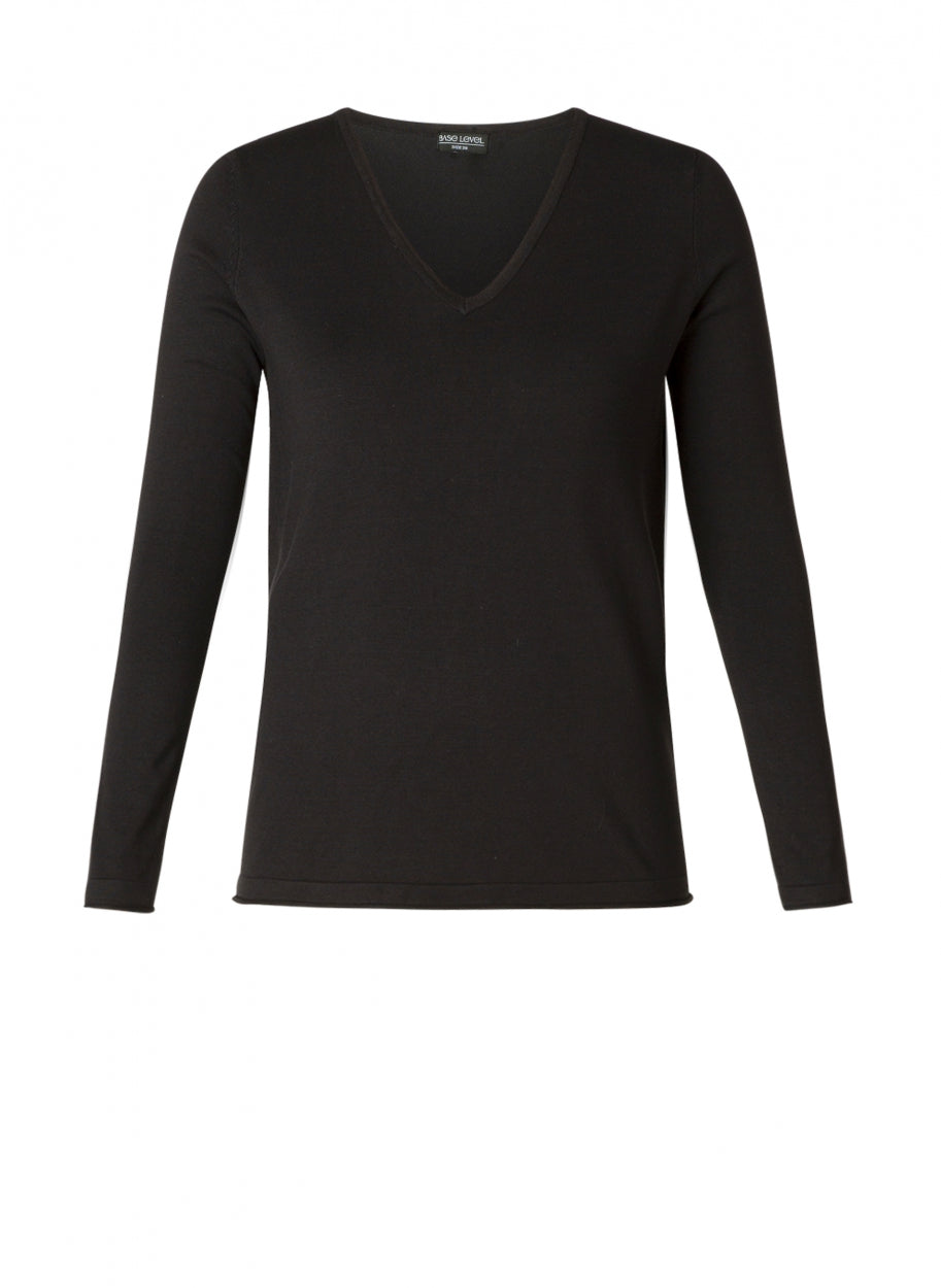 Base Level - Feinstrick Pullover „Yola“