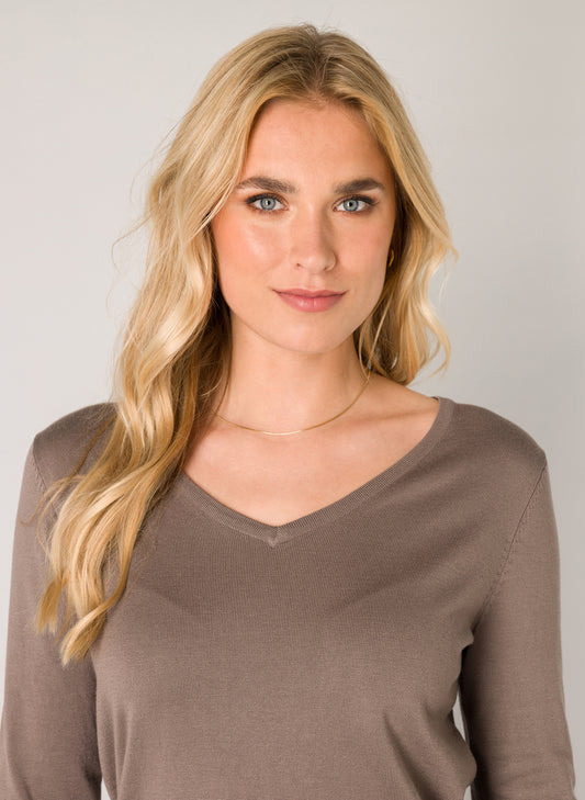 Base Level - Feinstrick Pullover „Yola“