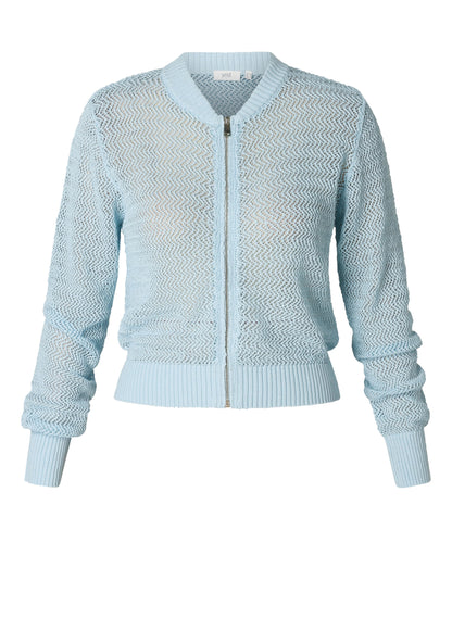 Yest Strickjacke mit Zipper
