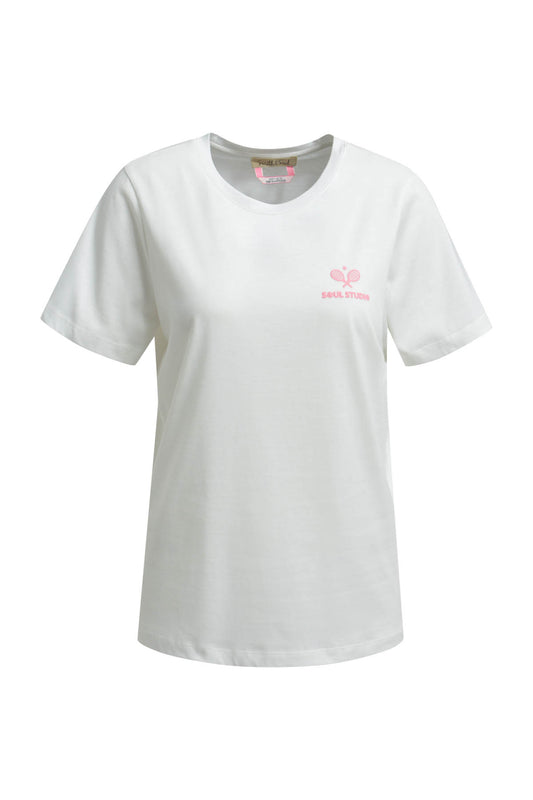 Smith&Soul - T-Shirt mit Tennisprint