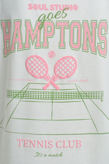 Smith&Soul - T-Shirt mit Tennisprint