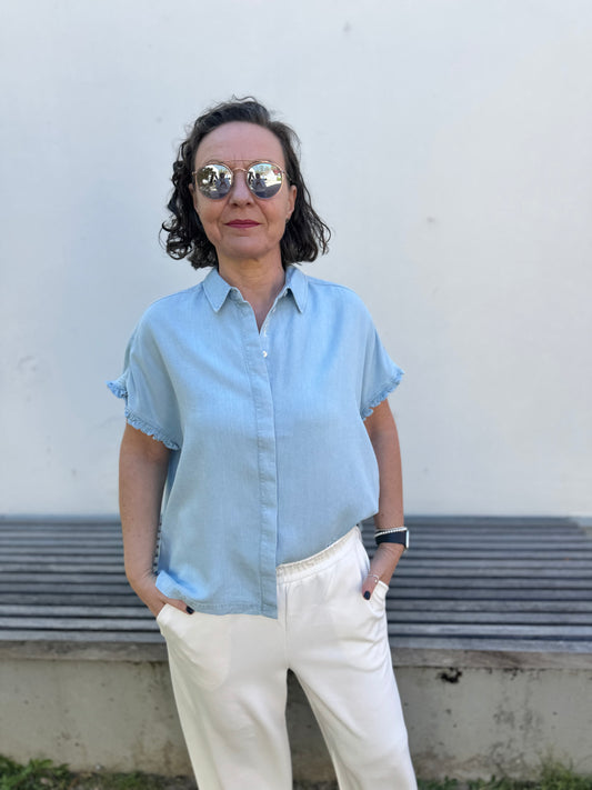 Smith&Soul - Tencel-Bluse mit Rüschen