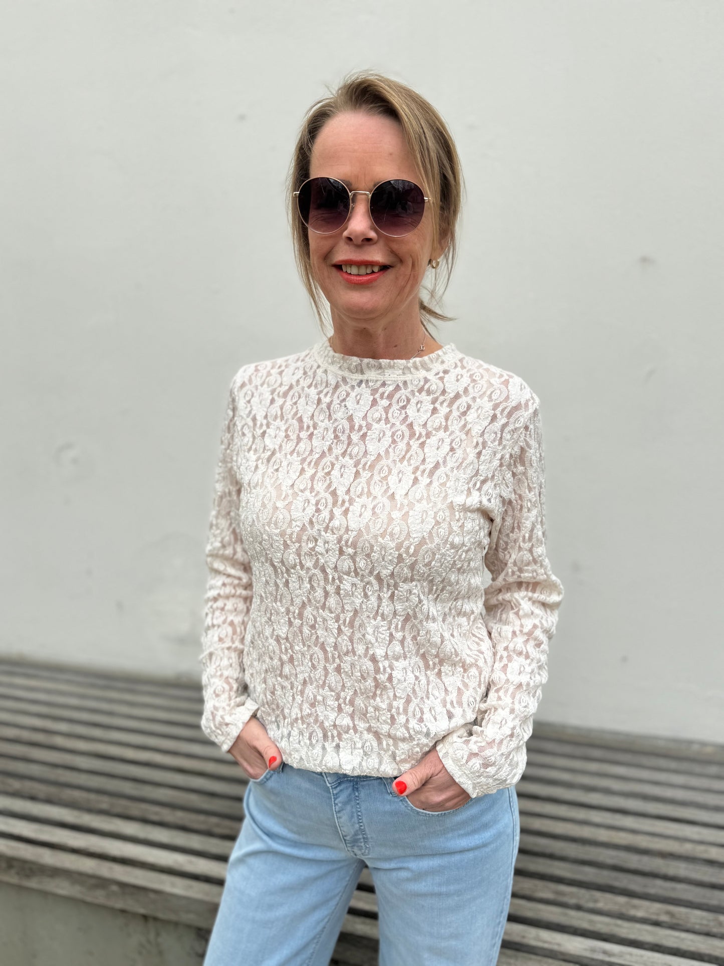 By Rosa - Spitzen T-Shirt
