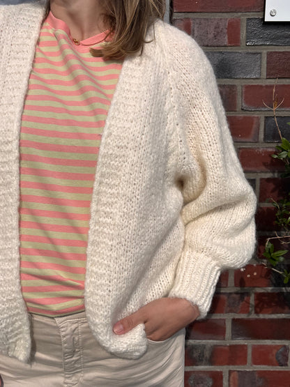 By Rosa - offene Strickjacke