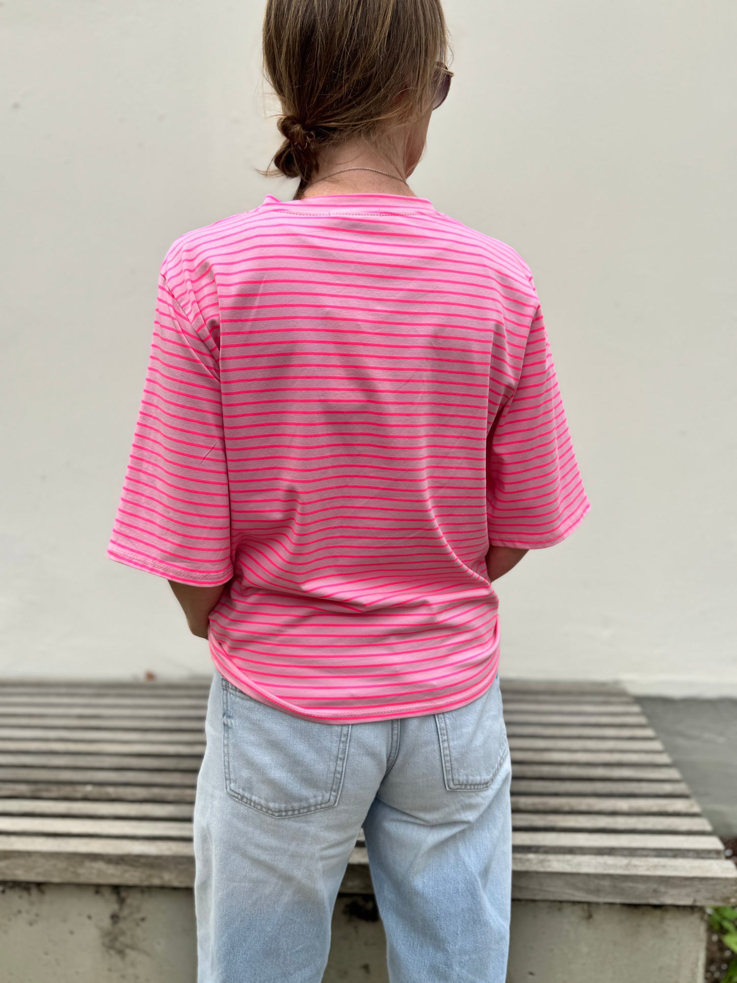 By Rosa - T-Shirt mit Streifen