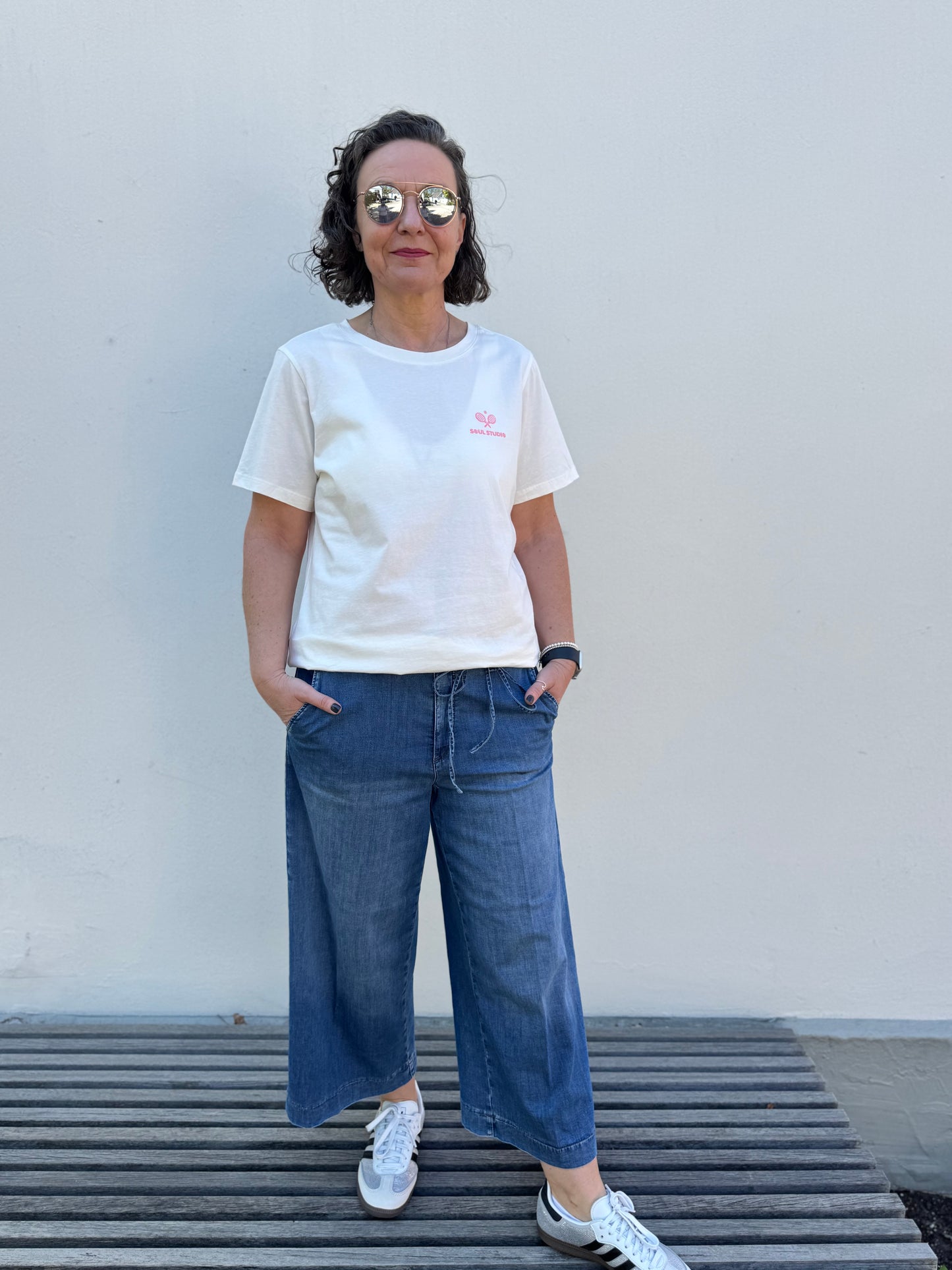 Smith&Soul - T-Shirt mit Tennisprint