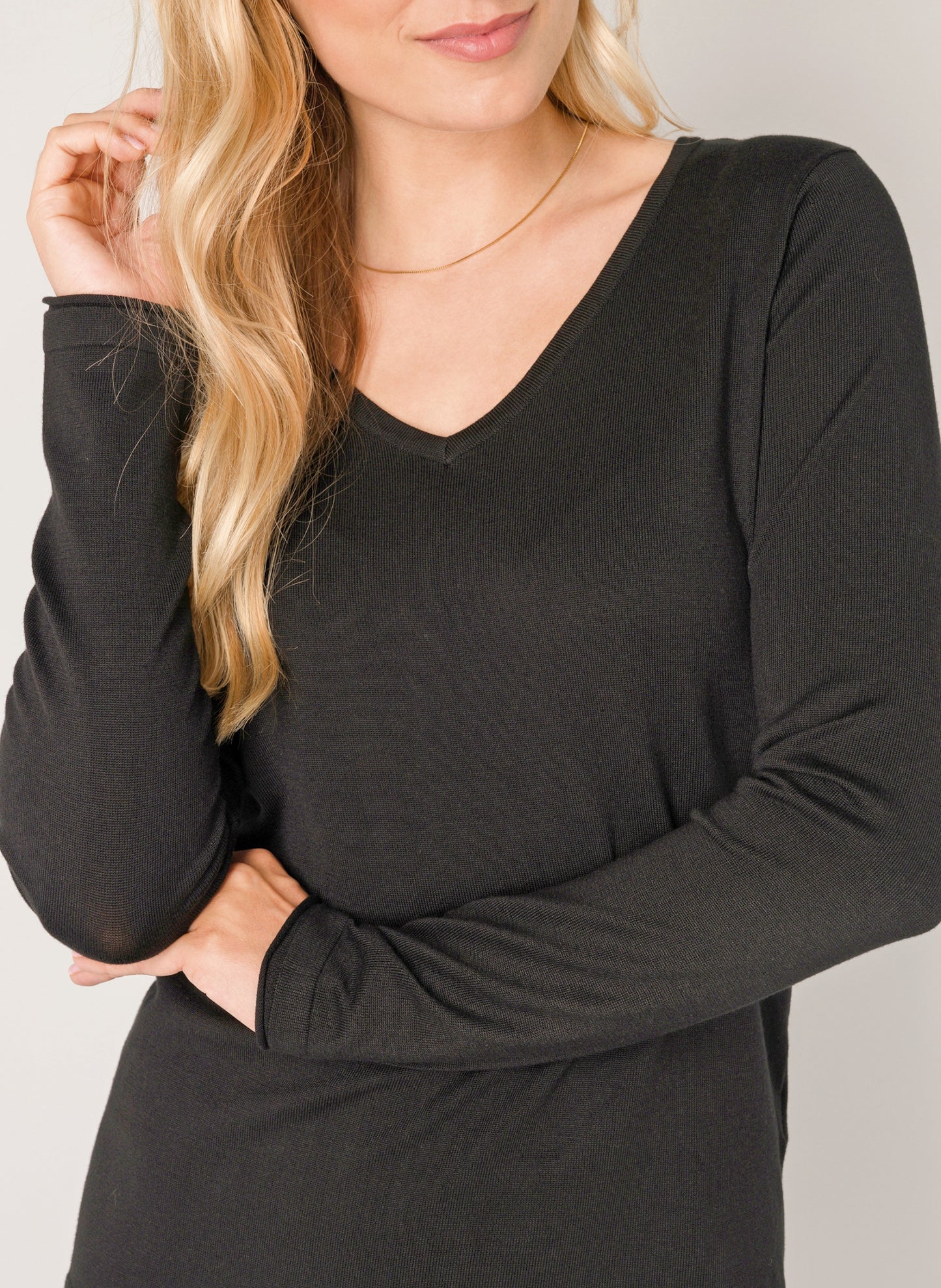 Base Level - Feinstrick Pullover „Yola“
