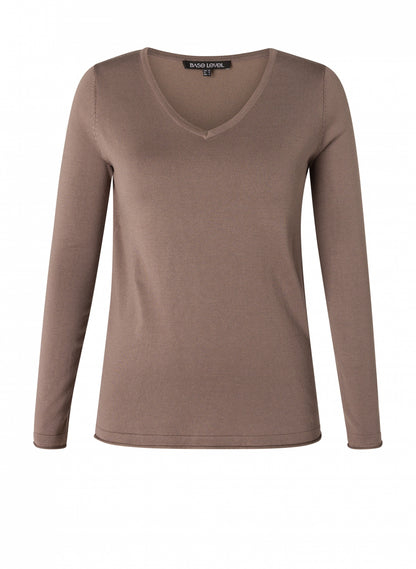 Base Level - Feinstrick Pullover „Yola“