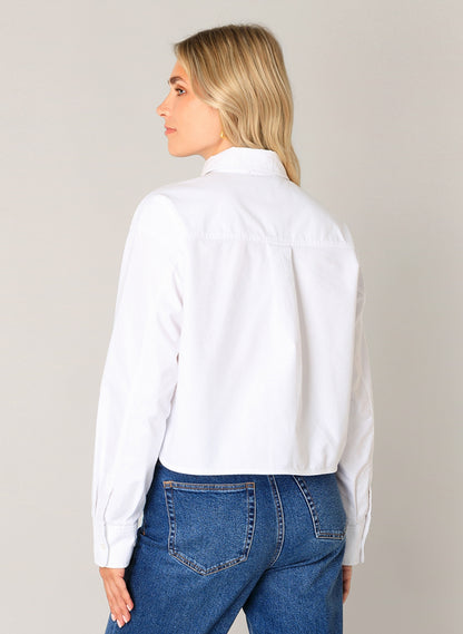 Base Level - verkürzte Bluse „Bea“ aus Baumwolle