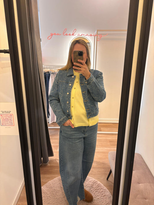 Red Button - besticke Denimjacke