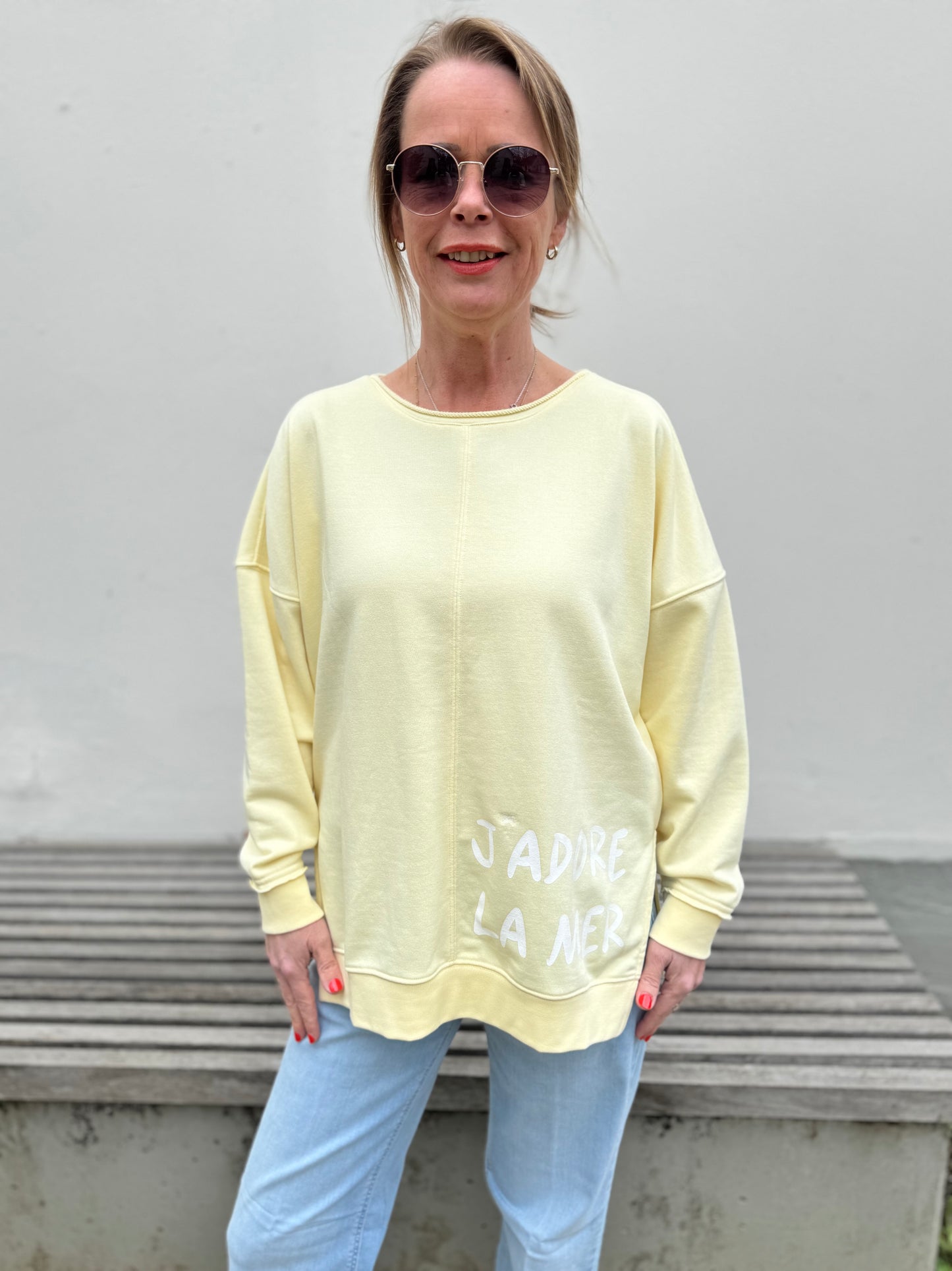 Smith&Soul Sweatshirt - mit Motivprint J'adore.....