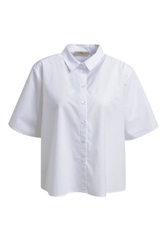 Smith&Soul - Halbarm-Bluse aus Baumwoll-Mix