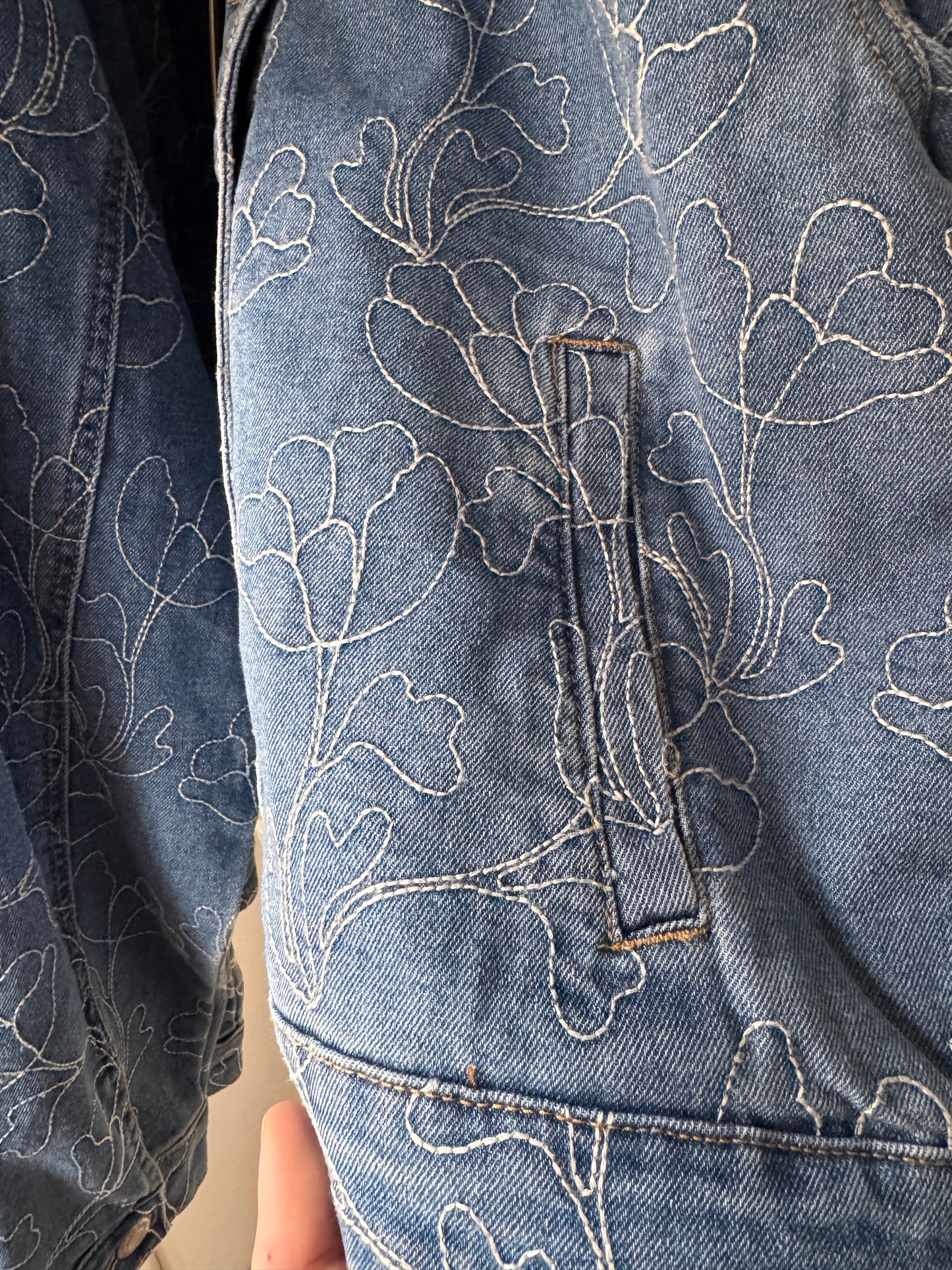 Red Button - besticke Denimjacke