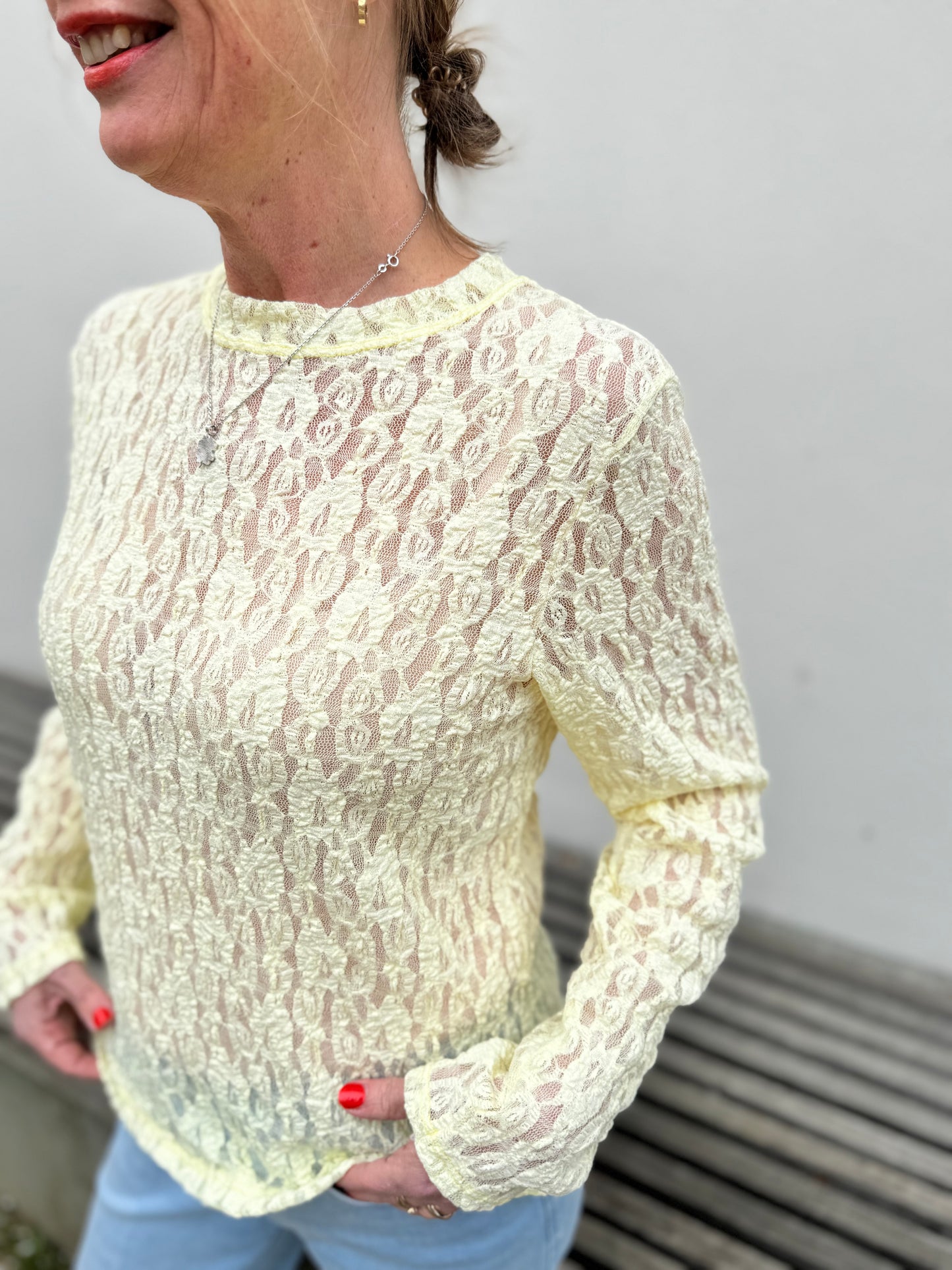 By Rosa - Spitzen T-Shirt