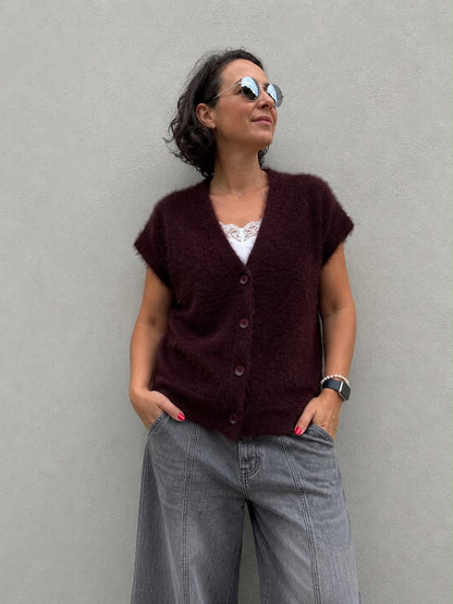Red Button - Weste "Sleeveless Fuzzy"