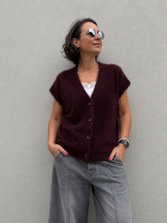 Red Button - Weste "Sleeveless Fuzzy"