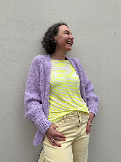 By Rosa - offene Strickjacke