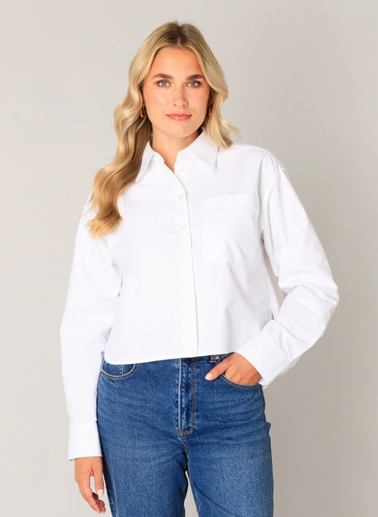 Cropped Hemdbluse „Bea“