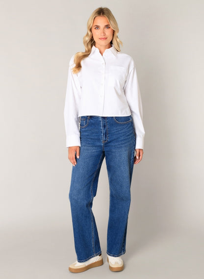 Cropped Hemdbluse „Bea“
