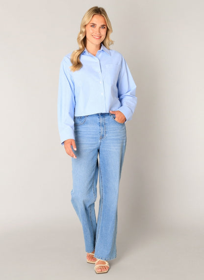 Cropped Hemdbluse „Bea“