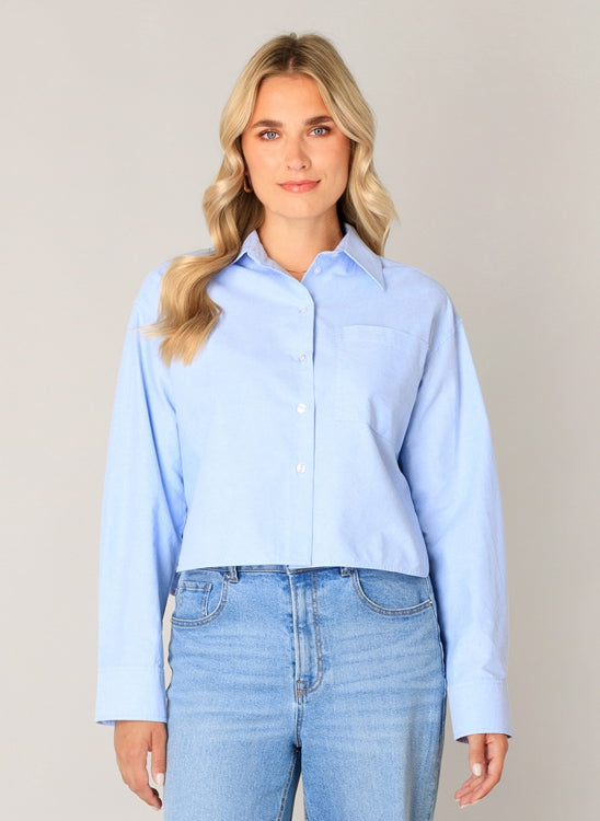 Cropped Hemdbluse „Bea“
