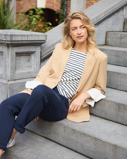 Red Button Blazer