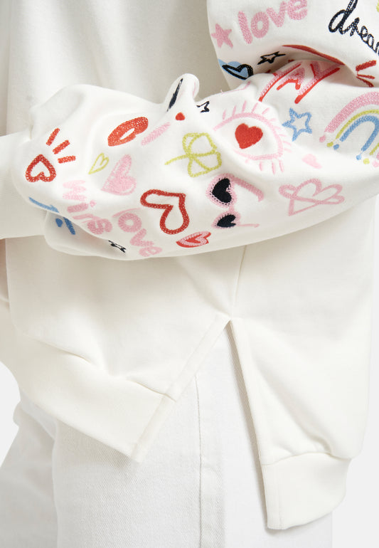 Smith&Soul Sweatshirt - mit Motivprint Love