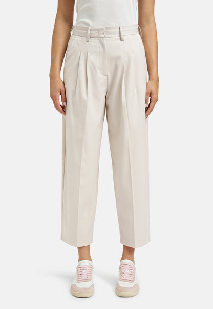 Smith&Soul Hose mit Bundfalte – verkürztes Bein & hoher Bund