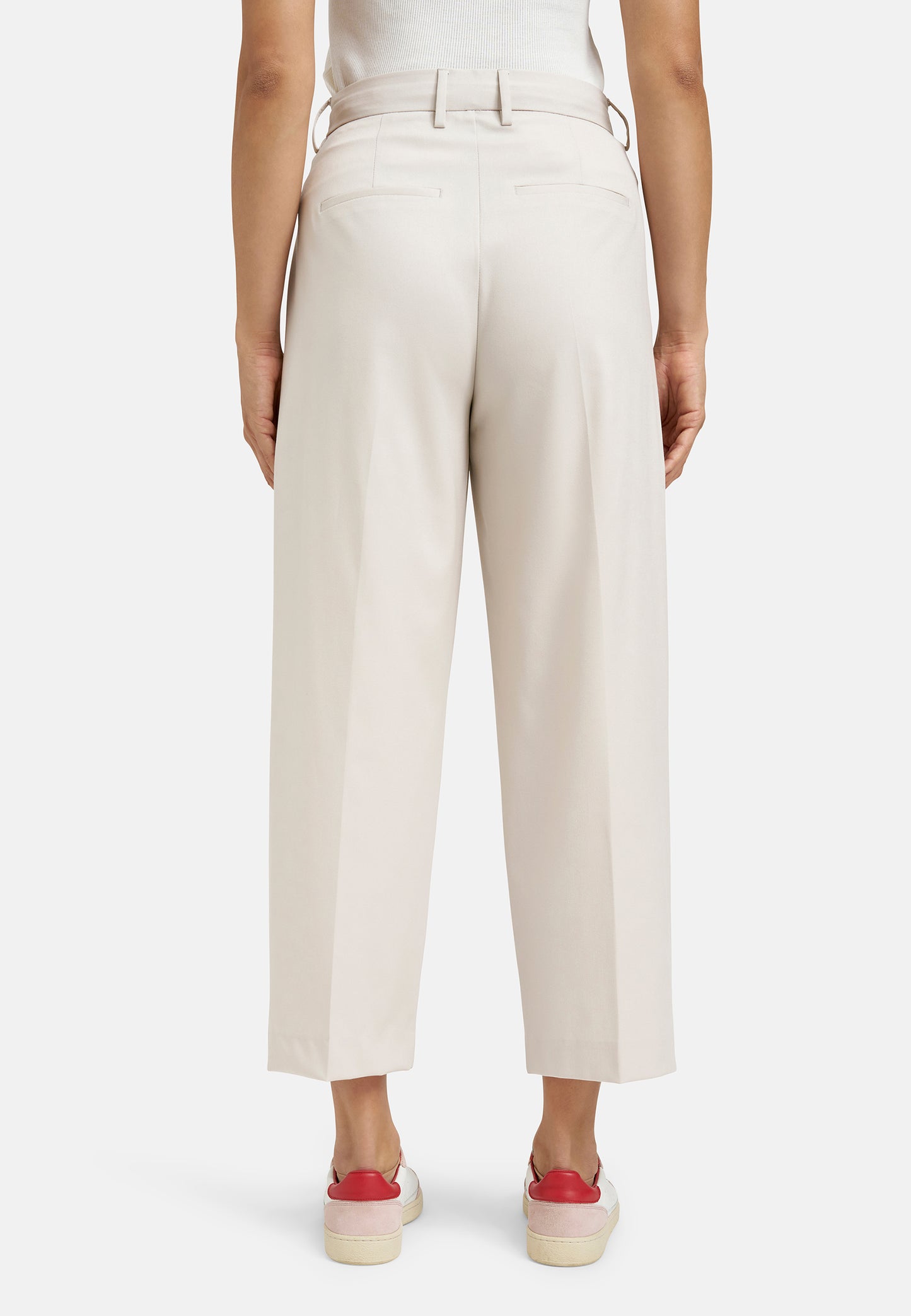 Smith&Soul Hose mit Bundfalte – verkürztes Bein & hoher Bund