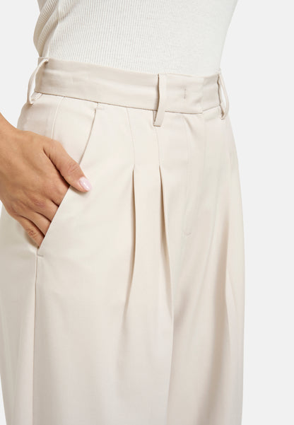 Smith&Soul Hose mit Bundfalte – verkürztes Bein & hoher Bund