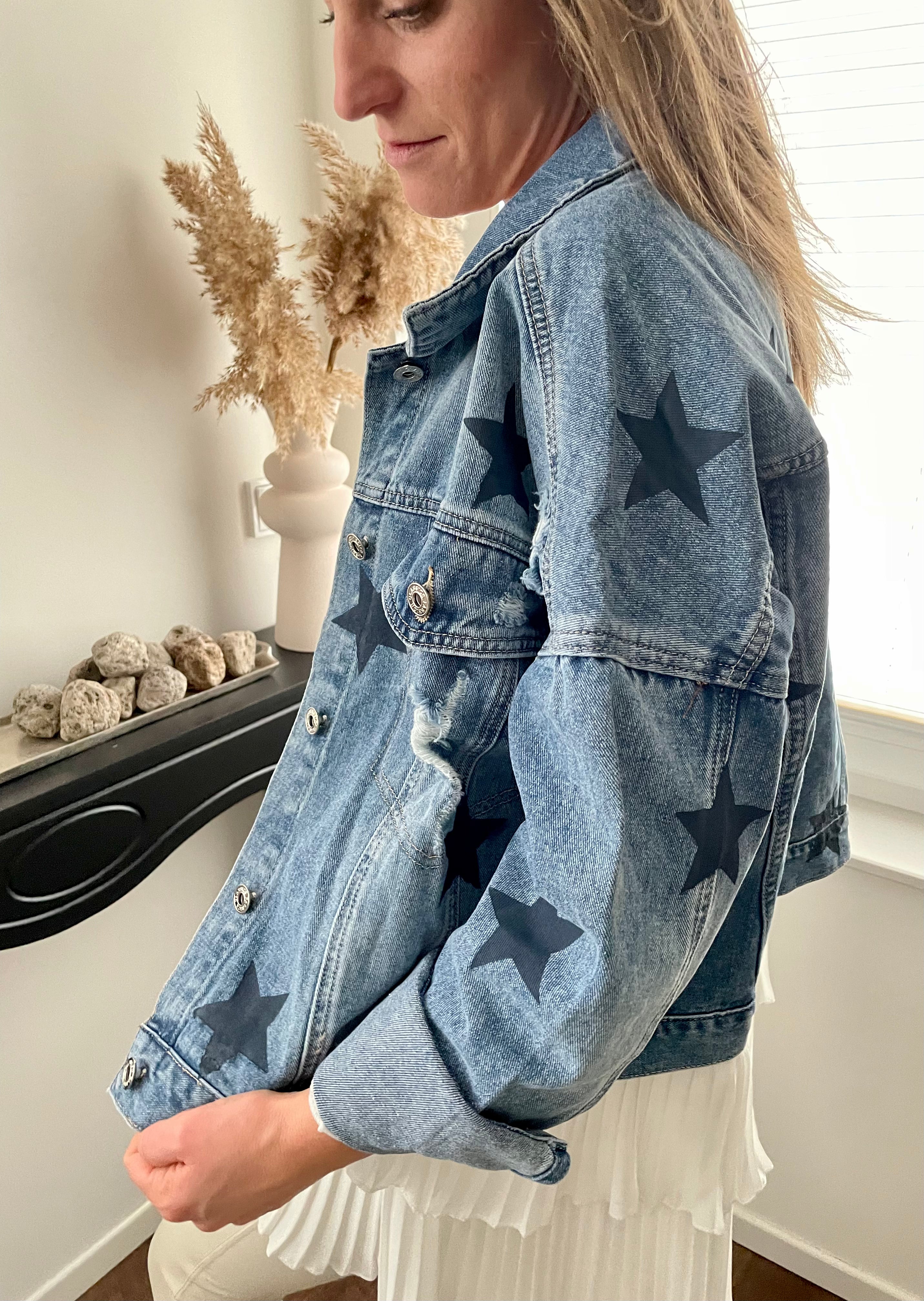 Denimjacke &quot;Stars&quot;