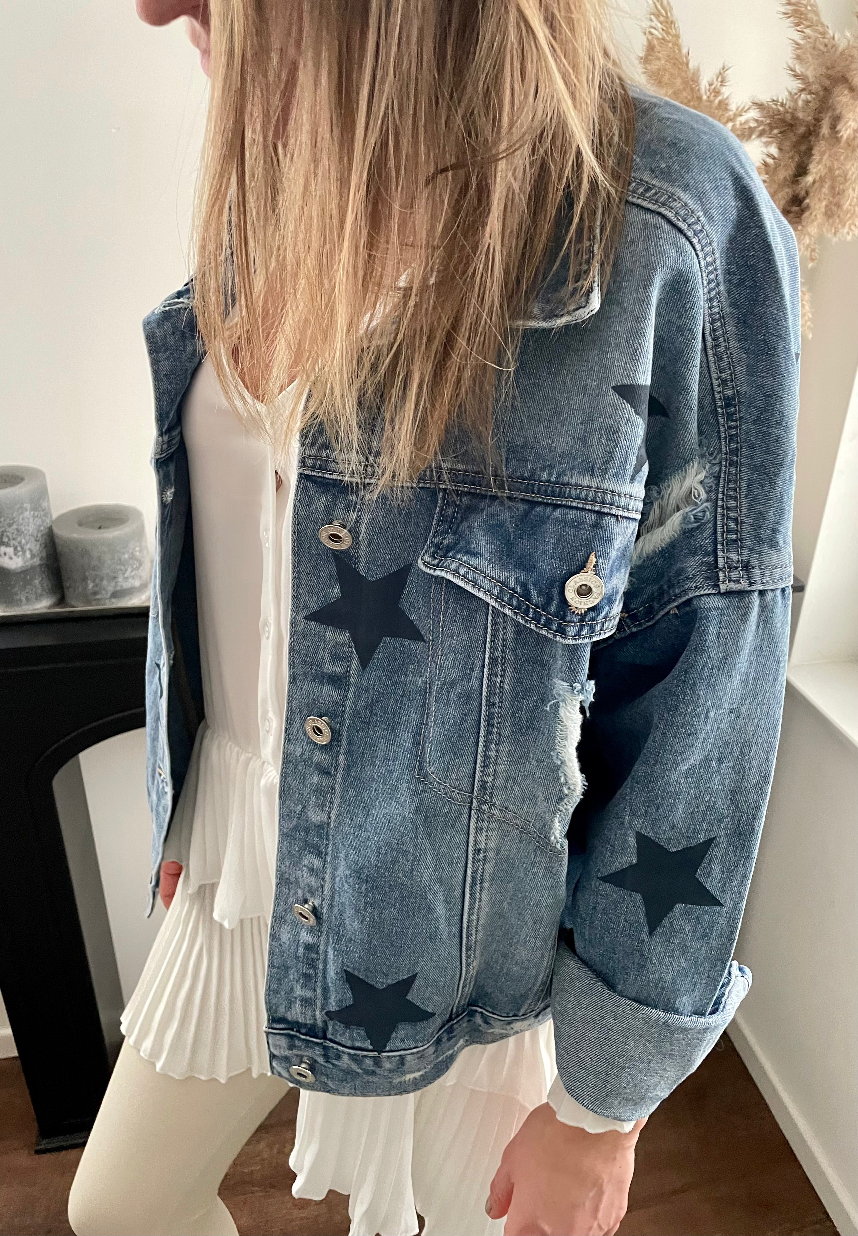 Denimjacke "Stars"